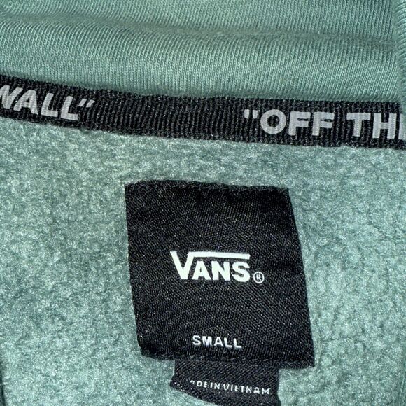 Vans Jasper Toe Green Dye Hoodie SweaterSize Small - Picture 4 of 5